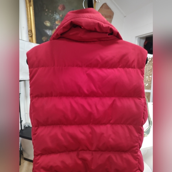COPY - Talbot's Red Down Vest Medium - Picture 10 of 12